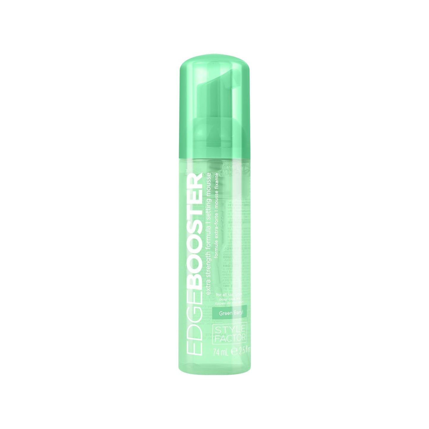 Style Factor EDGE BOOSTER Mousse - Extra Strength Frizz Control & Volume | 6.4oz Morganite for Curly Hair