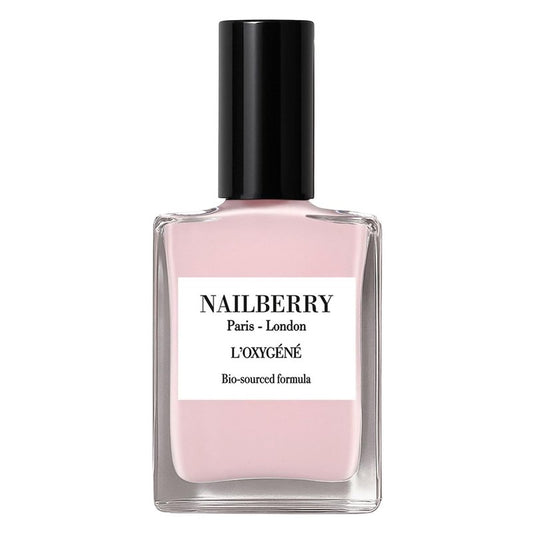 Oxygenated Nail Lacquer - Rose Blossom Pastel Pink | 12-Free Vegan Nail Polish | UV Protected Long-Wear | 15 ml