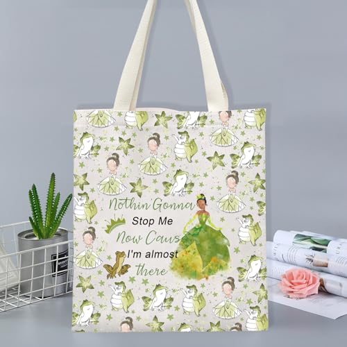 I'm Almost T FOTAP Tiana Princess Cosmetic Bag Frog Princess Gifts Travel Organizer