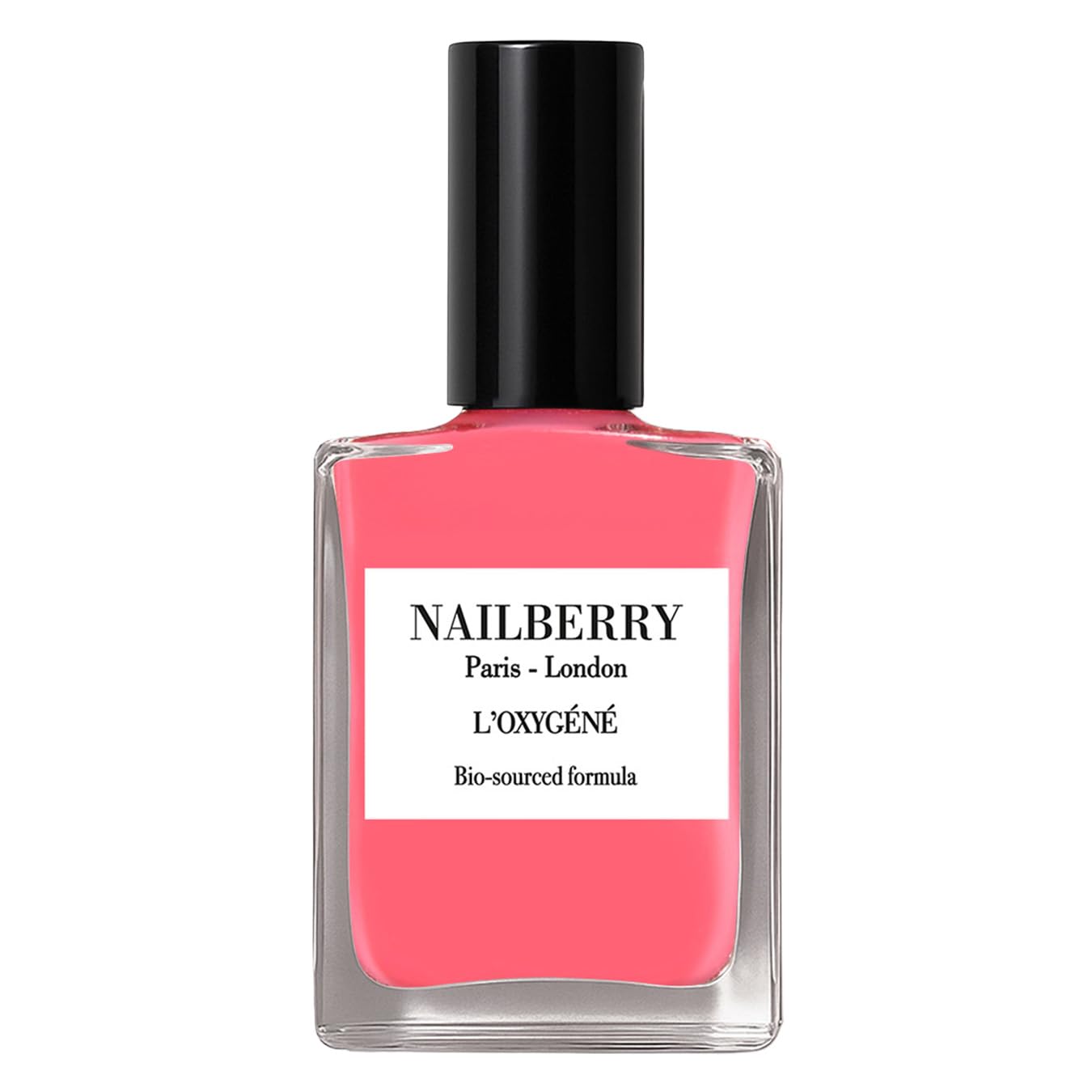 Oxygenated Nail Lacquer - Rose Blossom Pastel Pink | 12-Free Vegan Nail Polish | UV Protected Long-Wear | 15 ml