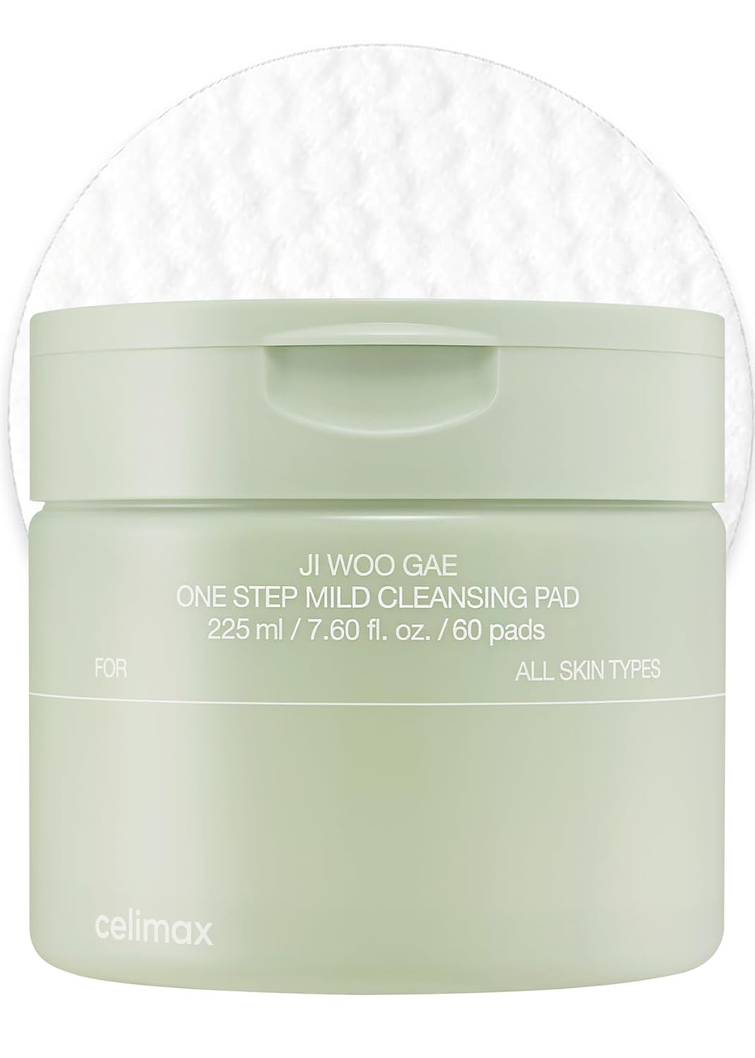 Celimax Ji.Woo.Gae CICA BHA Blemish Toner Pads - Hydrating & Soothing Complex with Centella Asiatica | 60 Pads