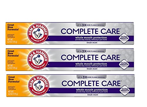 Arm & Hammer Complete Care Fluoride Toothpaste, Fresh Mint - 3 Pack