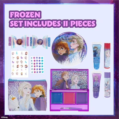 Disney Frozen Makeup Set for Kids - Lip Gloss, Hair Accessories & Purse