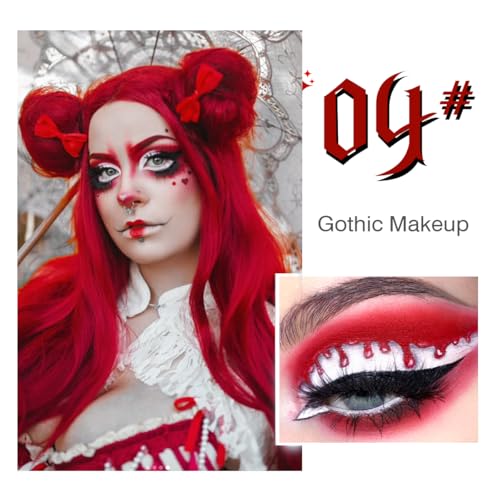 La Catrina Vampire Bride Halloween Eyeshadow Palette - 6 Color Goth Makeup