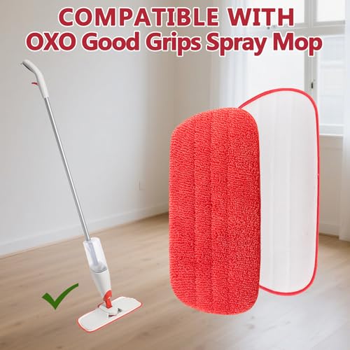 Microfiber Mop Replacement Pads for OXO Good Grips - 2 Pack