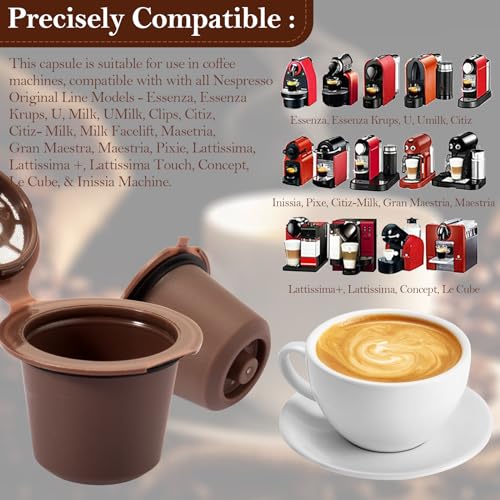 Reusable Coffee Pods for Nespresso OriginalLine - 6 Pack