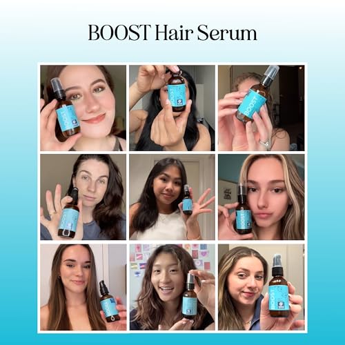 Volumizing Biotin Hair Serum for Men & Women - Rosemary Mint - 4 Fl Oz