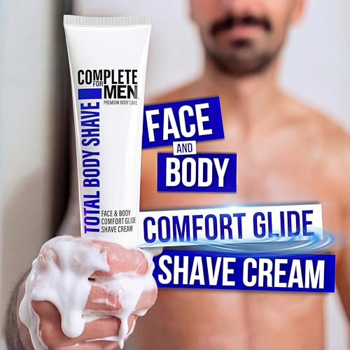 Sensitive Skin Men’s Shaving Cream - Gentle Face & Body Razor Bump Protection