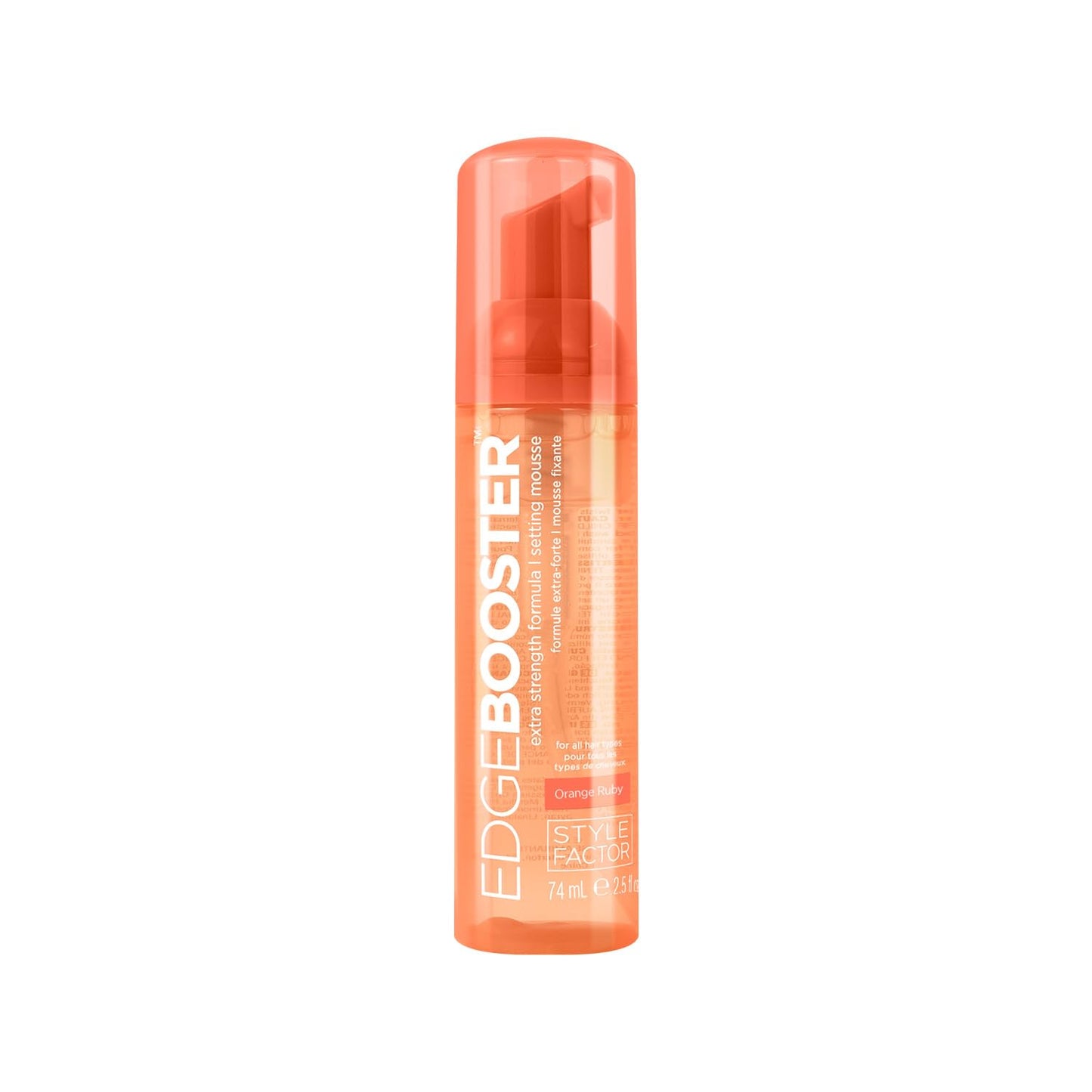 Style Factor EDGE BOOSTER Mousse - Extra Strength Frizz Control & Volume | 6.4oz Morganite for Curly Hair