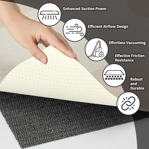 PureFit Non-Slip Rug Pad 4x6 Ft | Thick Anti-Skid Carpet Gripper
