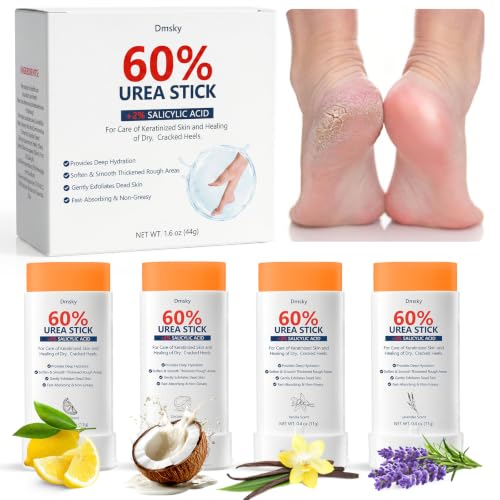 Urea Foot Cream Stick 60% Urea Moisturizer for Dry Cracked Heels & Skin