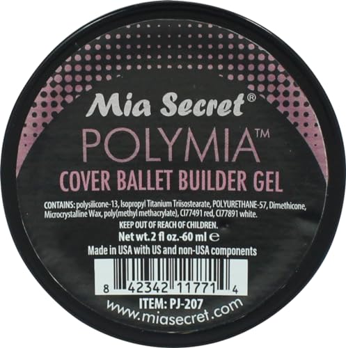Mia Secret POLYMIA Poly Gel Nail Builder - 2oz Cover Ballet