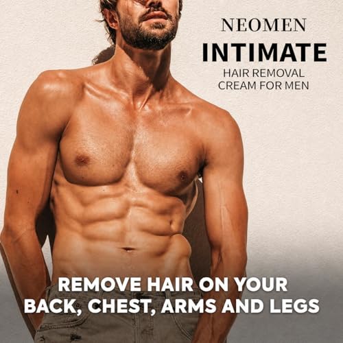 NEOMEN Intimate Hair Removal Cream for Men - Sensitive Skin Formula, 3.5 Oz