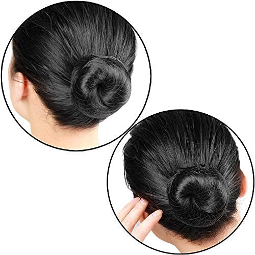 Smilco Black Hair Net 100 Pcs 22 Inch Elastic Mesh for Food Service & Wig