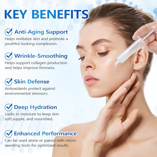 MINGYITUO Stem Cell Serum for Face — 1.18 fl oz / 2 Pack Microneedling Compatible Anti-Aging
