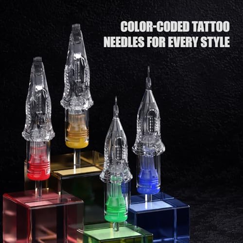 Dragonhawk 20Pcs Disposable Tattoo Needles 11 Round Liner - Precision Quality