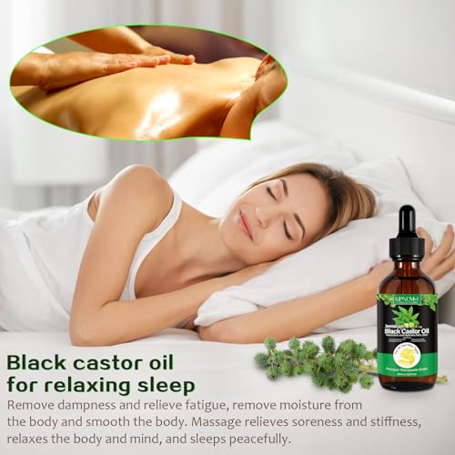 KPNEMA Jamaican Black Castor Oil for Hair Growth - 100% Natural, 2 Pack