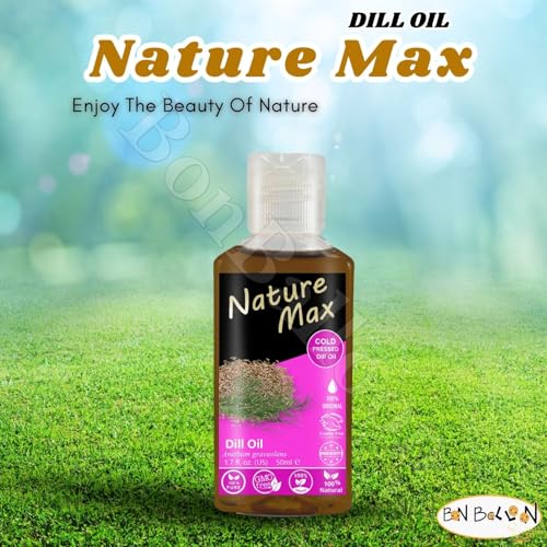 Pure Cold Pressed Dill Oil 50ml - Natural Cooking & Body Oil, Kosher & Halal