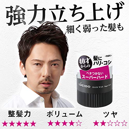 LUCIDO Super Hard Hair Wax 80g - Mandom Styling Product