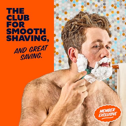 Dollar Shave Club Green Shave Set - 4 Blade Razor Kit with Handle & Shave Butter