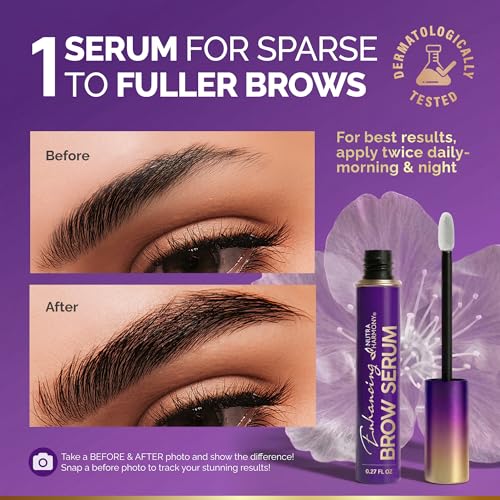 Eyebrow Growth Serum with Biotin & Peptides for Thicker Brows