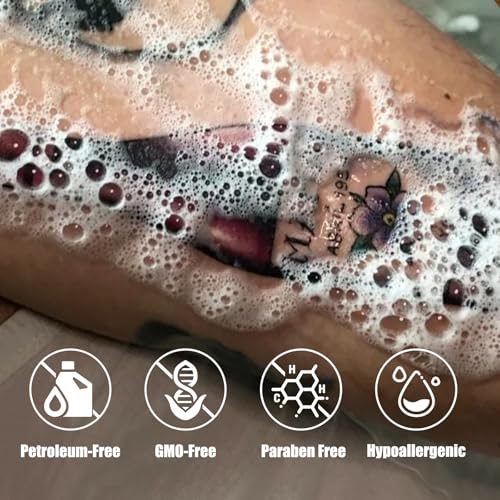 YOKACOS Green Tattoo Soap - Concentrated Skin Cleanser for Tattoo Aftercare