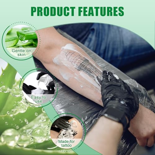 Green Soap Tattoo Kit 16.9OZ with 7OZ Foam Bottle - Combofix Tattoo Aftercare