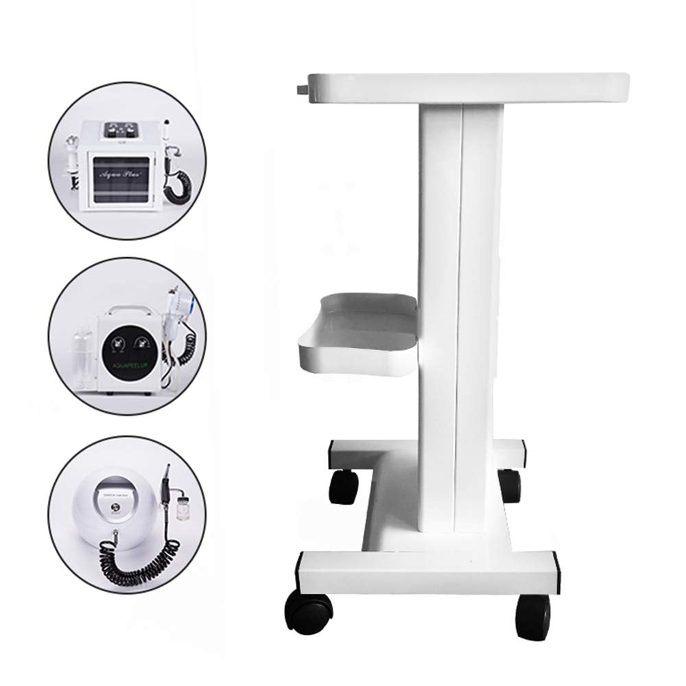 Premium Esthetician Cart with Socket and Wheels - Salon Trolley Cart with Handle, 110 lbs Weight Capacity - Ideal for Beauty Spa and Salon Use (Model 3)