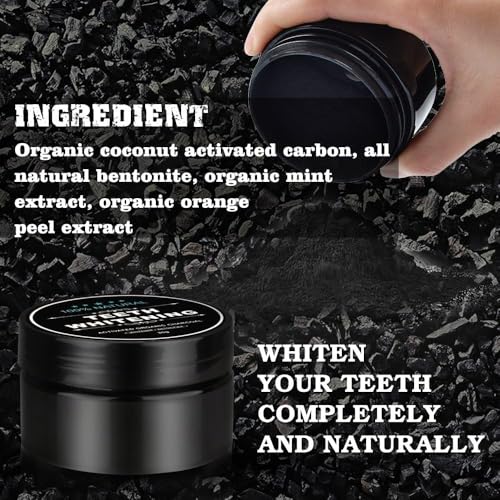 Activated Charcoal Teeth Whitening Powder - Natural Oral Care
