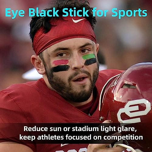 HOSAILY Green Eye Black Stick - Long Lasting Face Paint for Sports