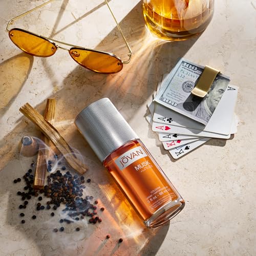 Jovan Musk for Men Eau de Cologne - Long Lasting Fragrance