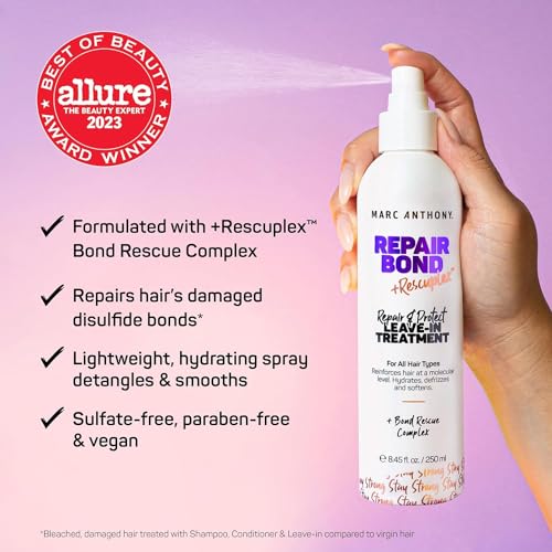 Marc Anthony Repair Bond Leave-In Hair Conditioner Spray 8.4 Fl Oz – Damaged Hair