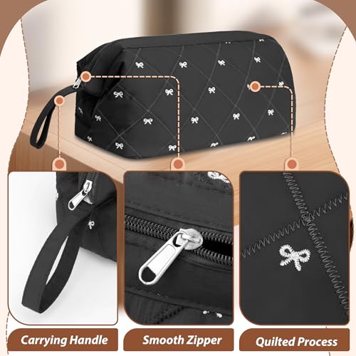 Quilted Travel Bag for Shark FlexStyle & Dyson Airwrap - Black