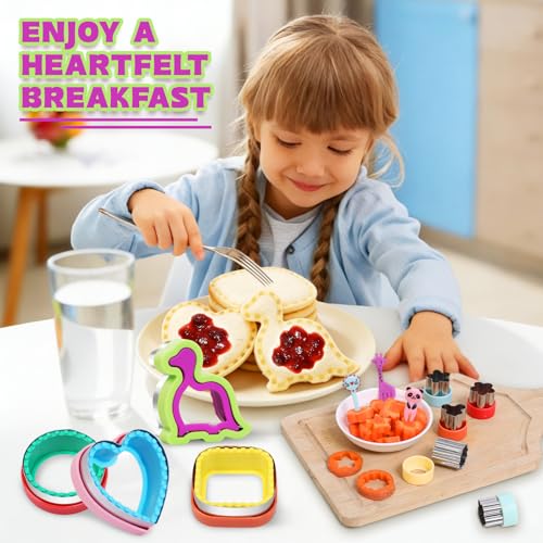 32-Piece Sandwich Cutter & Sealer Set for Fun Lunches