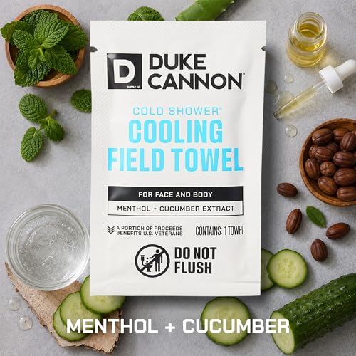Duke Cannon Cold Shower Cooling Towels - 15 Count Box