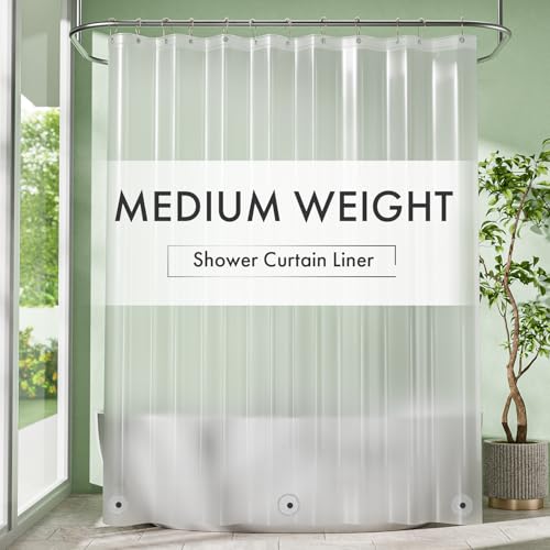 Amazer Waterproof Frosted Shower Curtain Liner 72x84 PEVA
