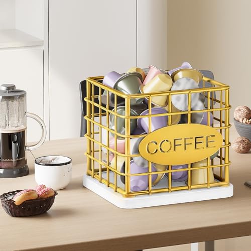 Coffee Pod Holder for K Cup & Nespresso - Large Capacity Organizer
