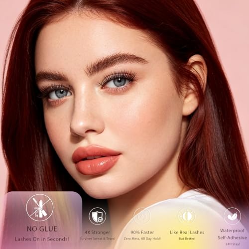 EHSZM BEAUTY Self-Adhesive Lash Clusters Natural 14mm - Easy Peel & Wear