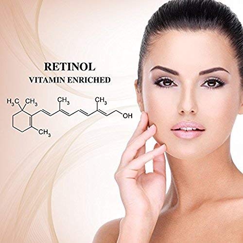 Retinol Moisturizer Cream 2.5% with Hyaluronic Acid & Vitamin E - Anti-Aging Face & Eye Cream
