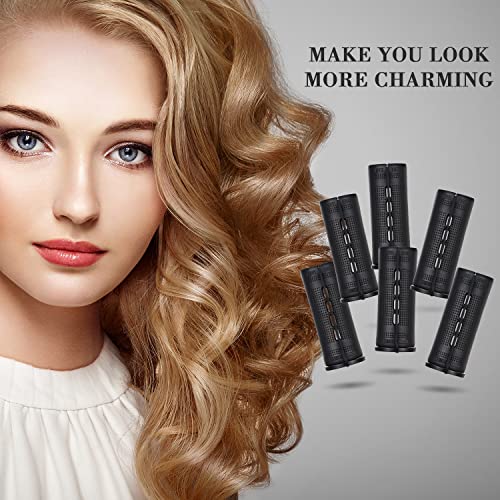 WILLBOND 36-Piece Hair Perm Rod Set with Rat Tail Comb for DIY Curls