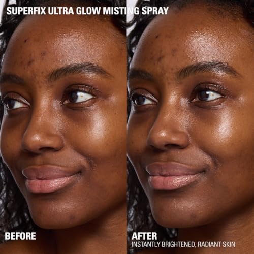 Revolution Superfix Glow Fixing Mist - Shimmer Makeup Setting Spray 5.07oz
