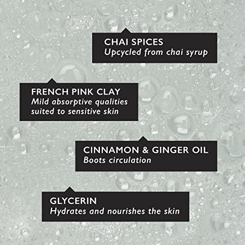 UPCIRCLE Cinnamon Ginger Chai Soap Bar - 3.5oz Organic Face & Body Cleanser