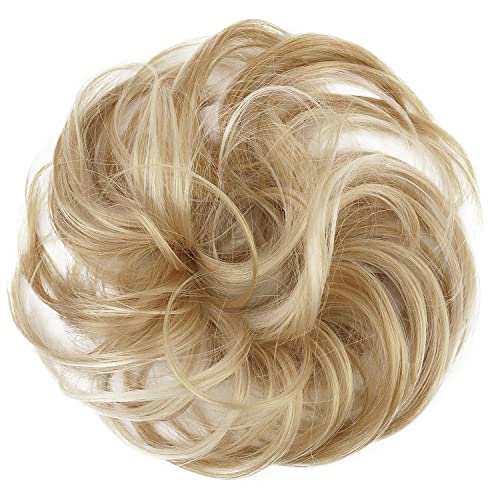 CAISHA Blonde Mix Synthetic Hair Bun Chignon G30B - Heat-Resistant & Washable