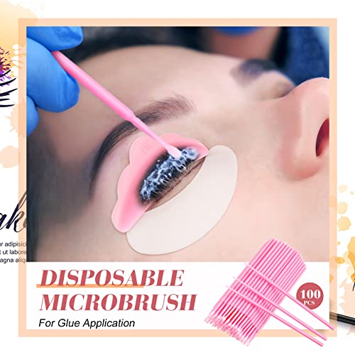 Chumia 232pcs Pink Lash Lift Kit with Silicone Eyelash Shields