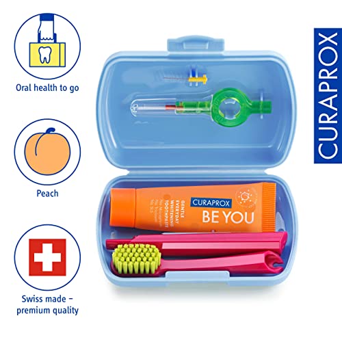 Curaprox Travel Set: CS 5460 Toothbrush, BeYou Toothpaste & Interdental Brushes
