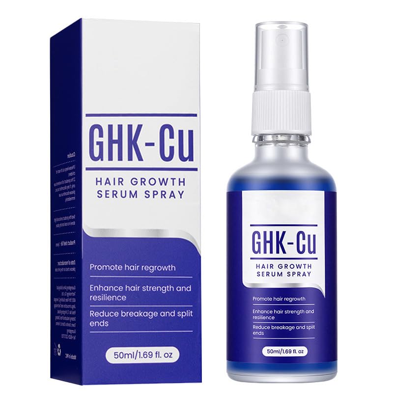 GHK-Cu Copper Peptide Serum for Thinning Hair - Hydrating Scalp Treatment for Men & Women | 1.69 Fl Oz