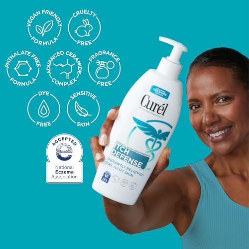 Curel Itch Defense Body Lotion - Moisturizer for Dry, Itchy Skin, 20 Oz