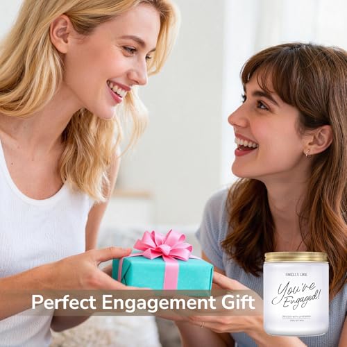 Lavender Scented Candle 7oz - Perfect Engagement Gift for Couples