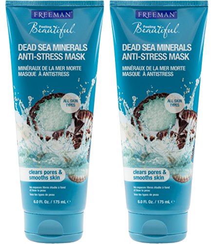 Freeman Feeling Beautiful Dead Sea Minerals Clay Mask - 6 oz, 2 Pack