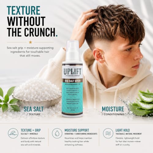 Uplift Sea Salt Hair Spray for Volume & Texture - Light Hold 5.5 oz